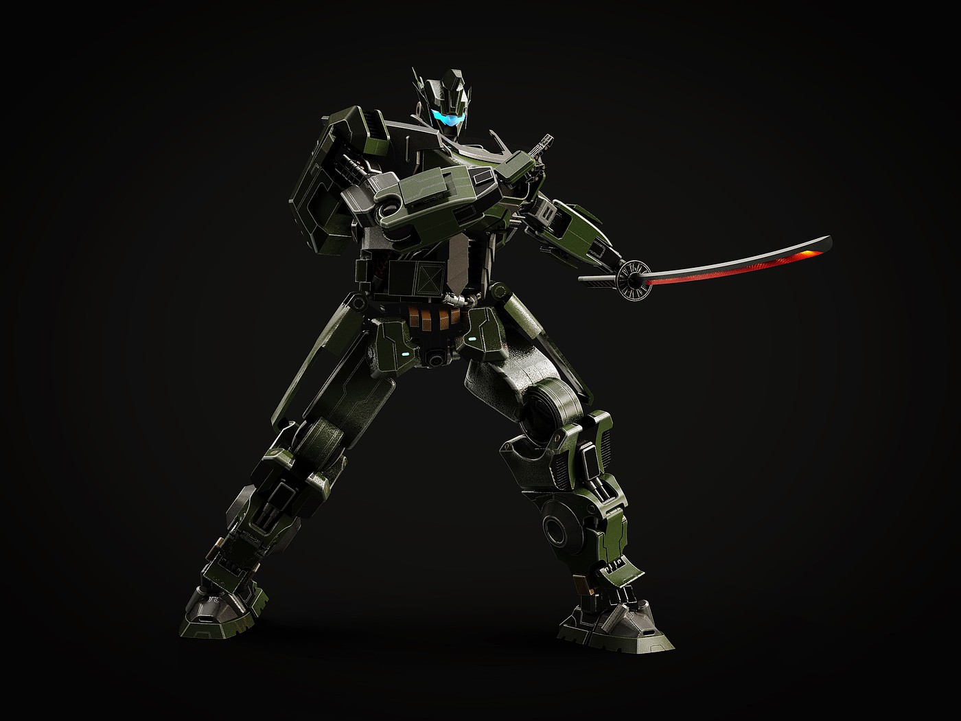Mecha，Render，