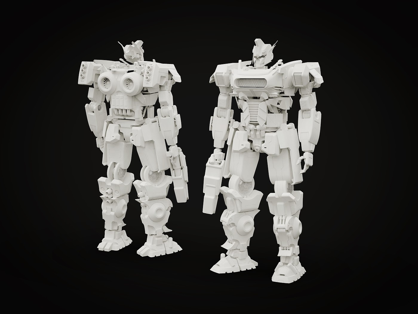 Mecha，Render，