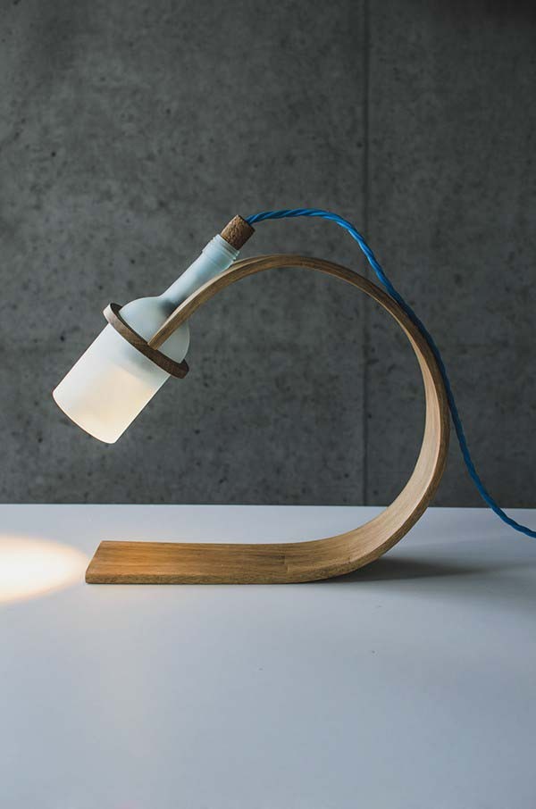 Desk lamp，oak，fashion，