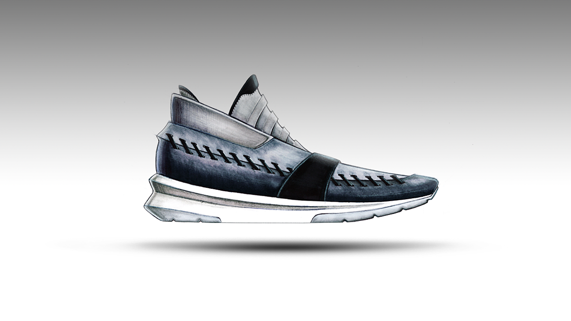 footwear design ，Running shoes，Basketball shoes，sketch，