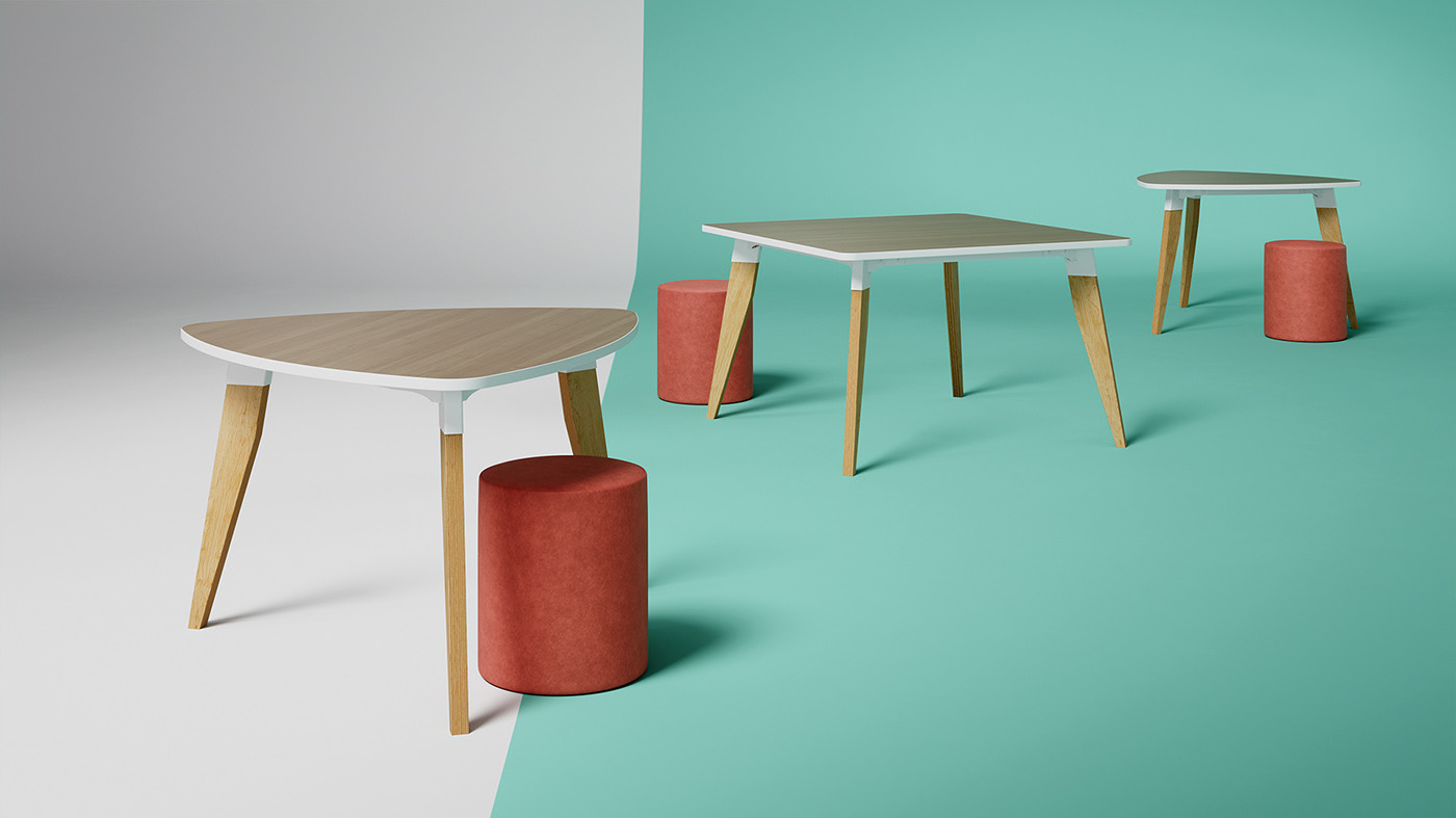 cgi，Table，Desk lamp，chair，