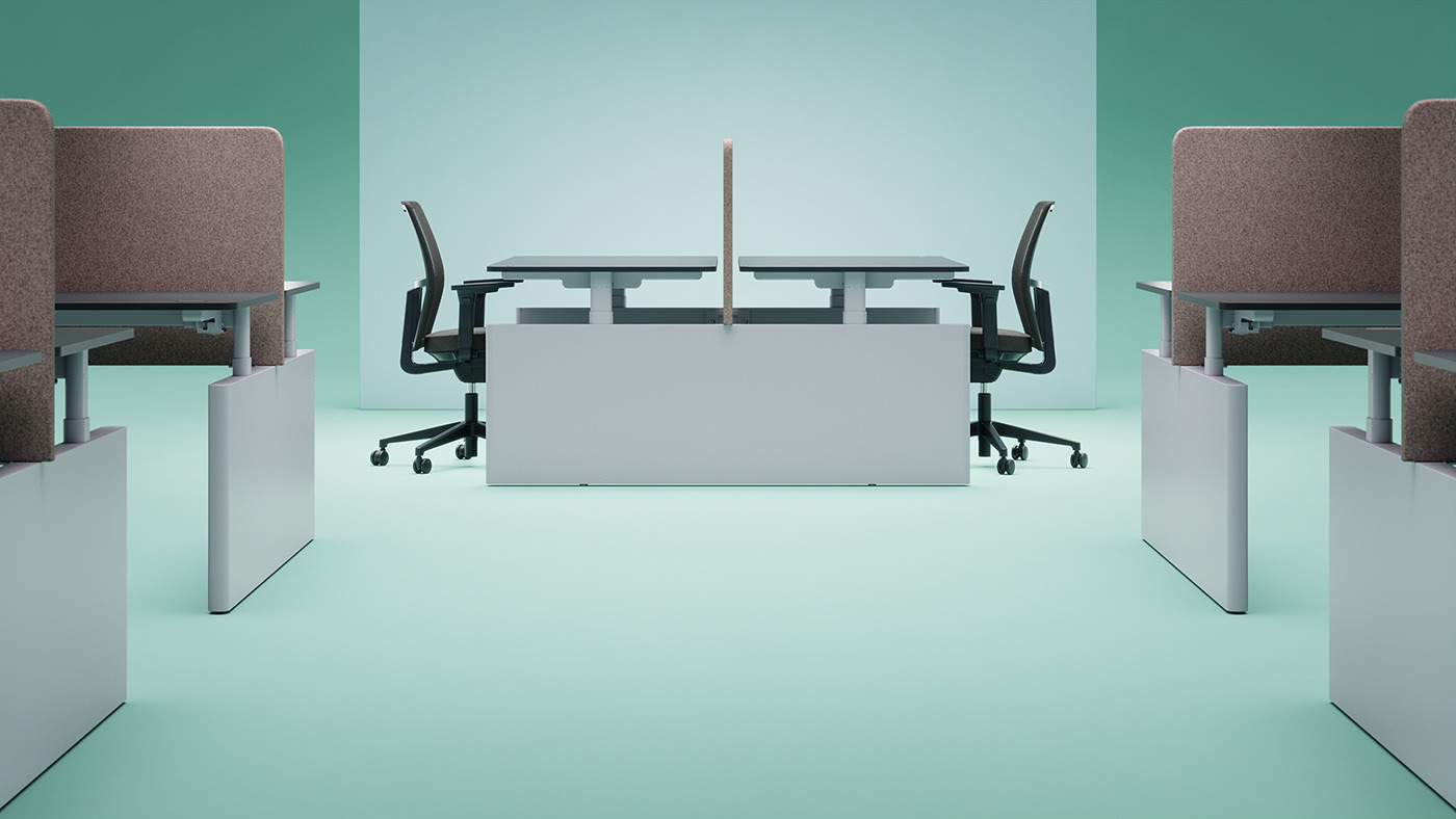 cgi，Table，Desk lamp，chair，