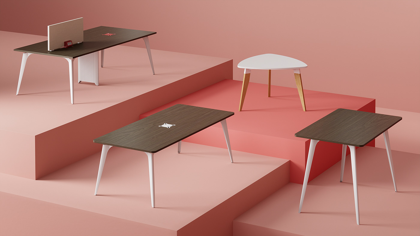 cgi，Table，Desk lamp，chair，