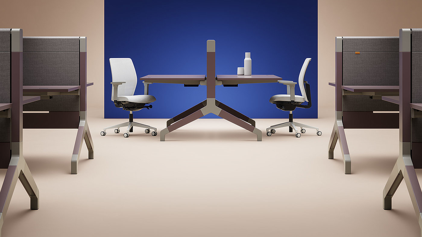 cgi，Table，Desk lamp，chair，