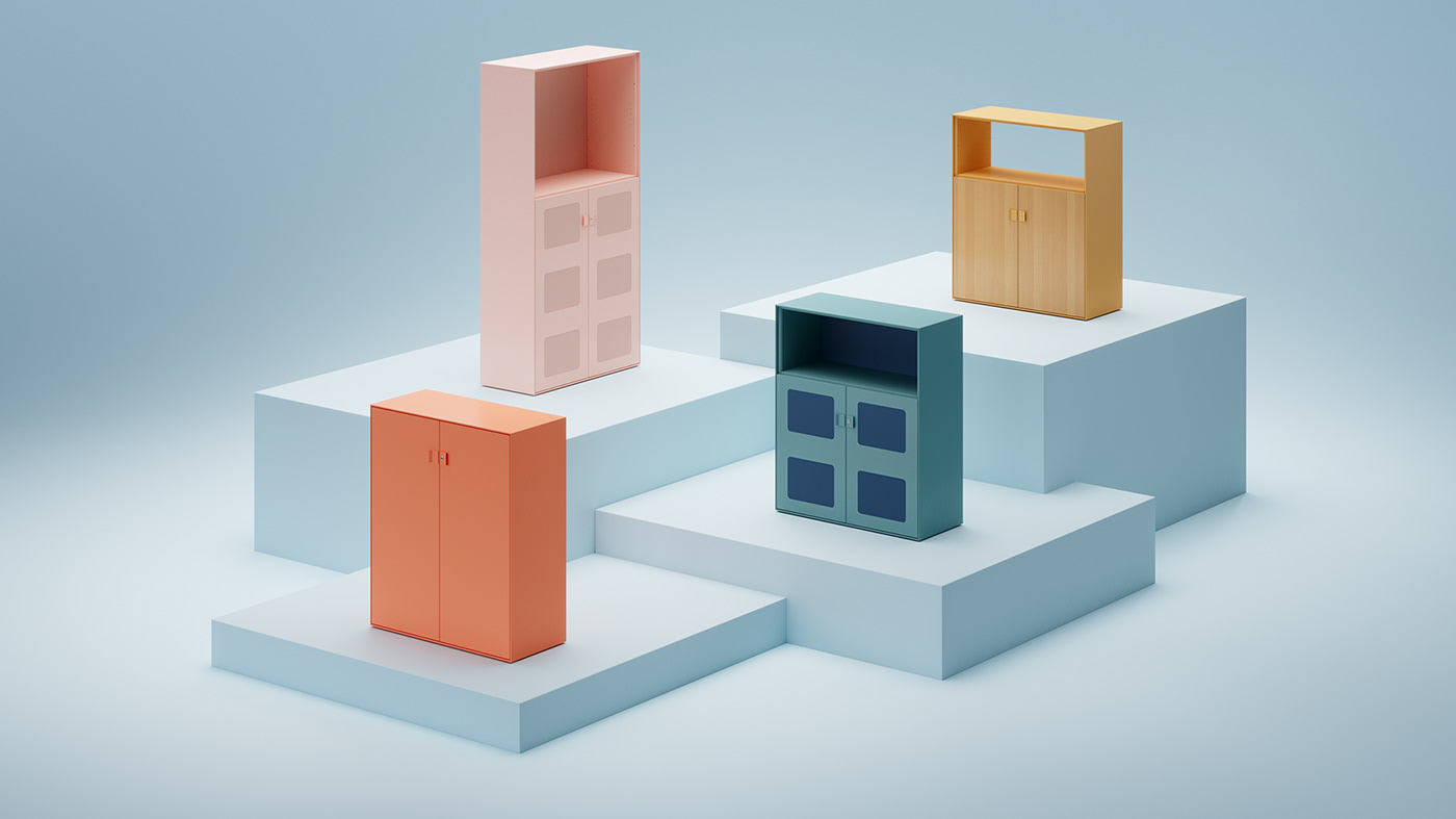 cgi，Table，Desk lamp，chair，