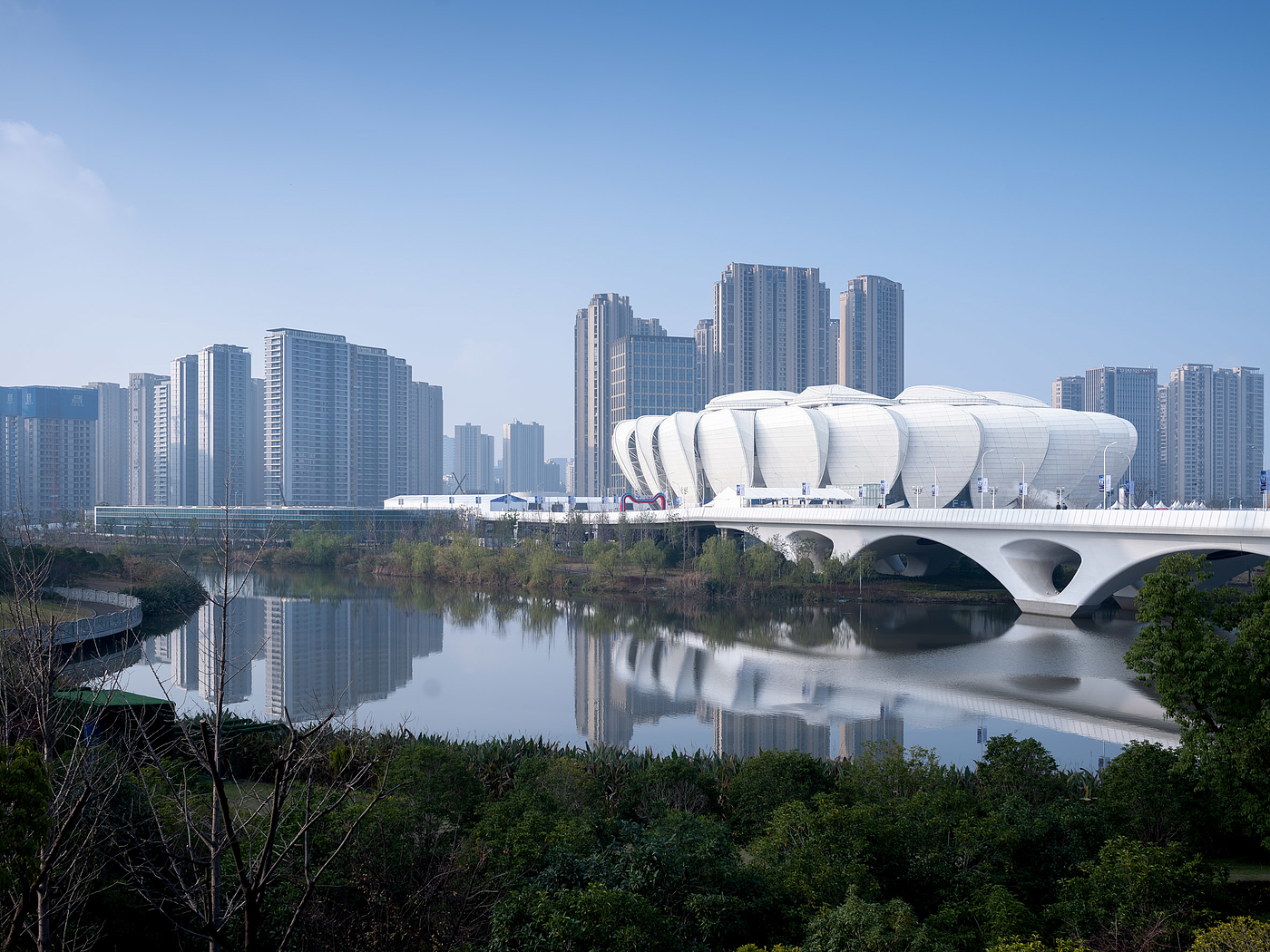 Architecture，Lotus，Olympics，Modeling design，