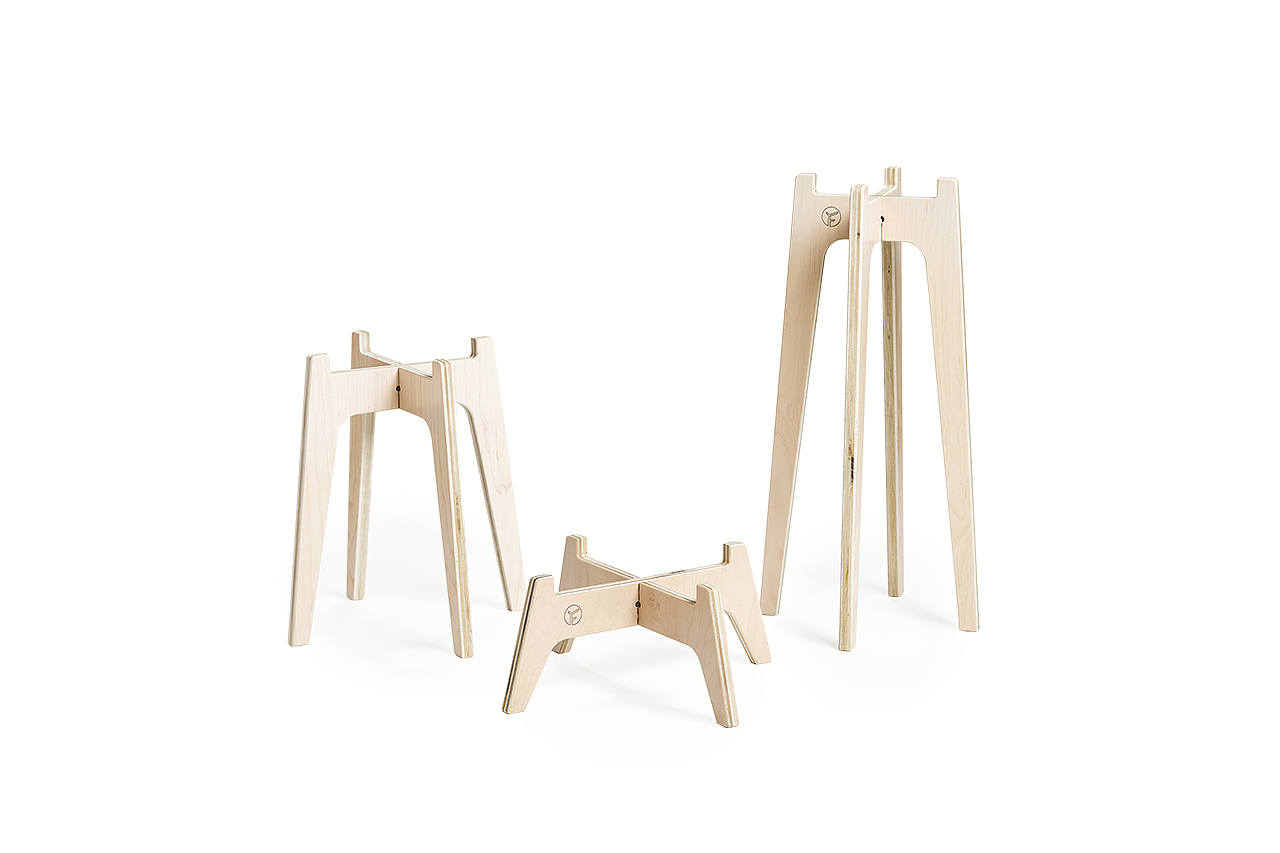 Flower pot rack，wooden ，assemble，modularization，Table，chair，