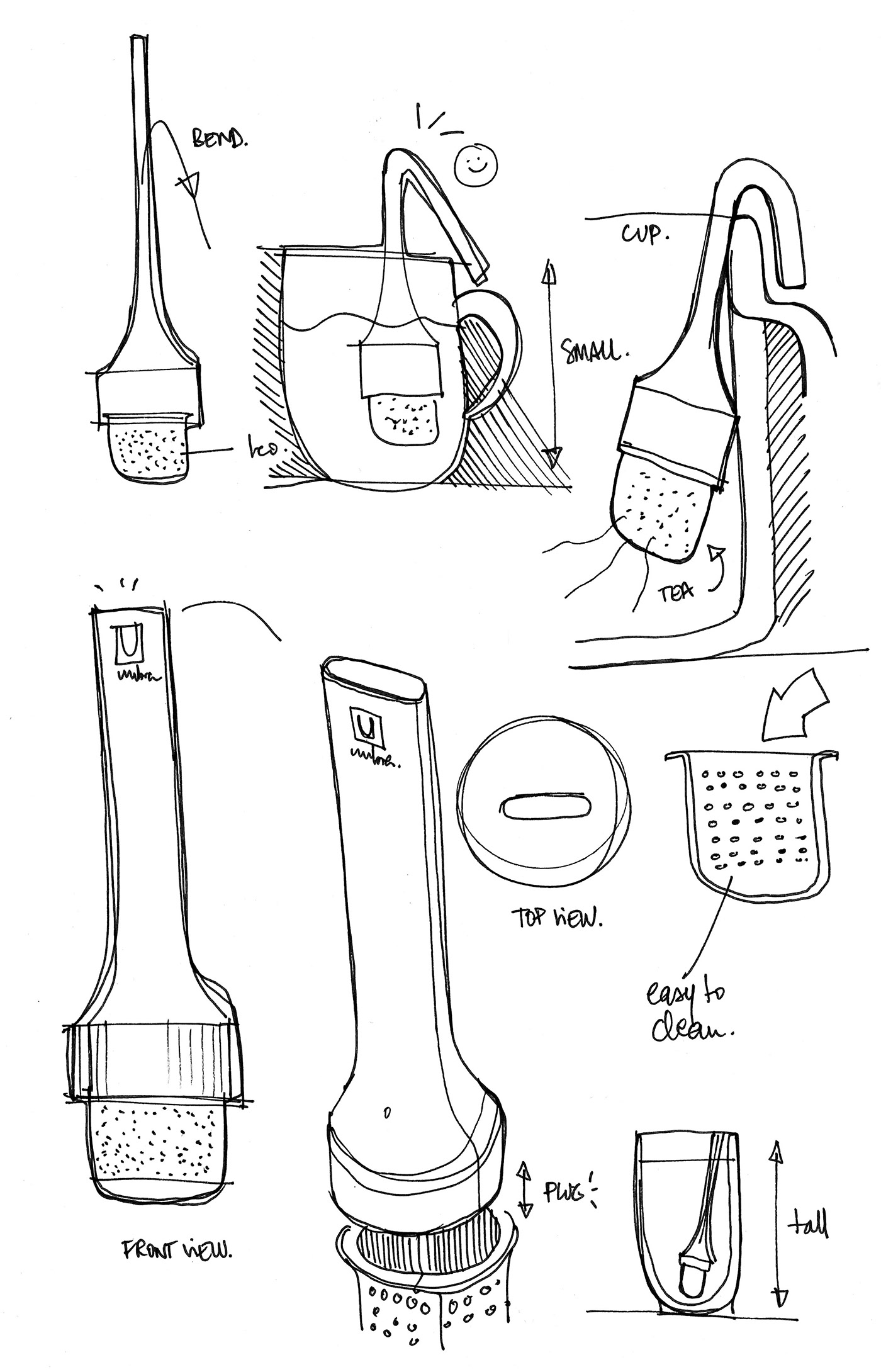 tea set，simple，stainless steel，Easy to clean，