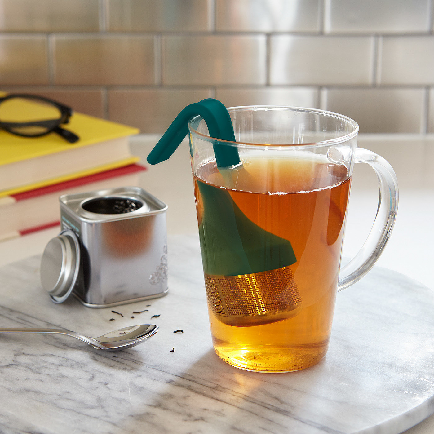 tea set，simple，stainless steel，Easy to clean，