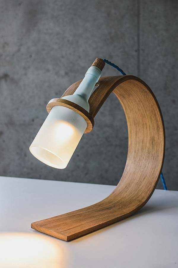 Desk lamp，oak，fashion，