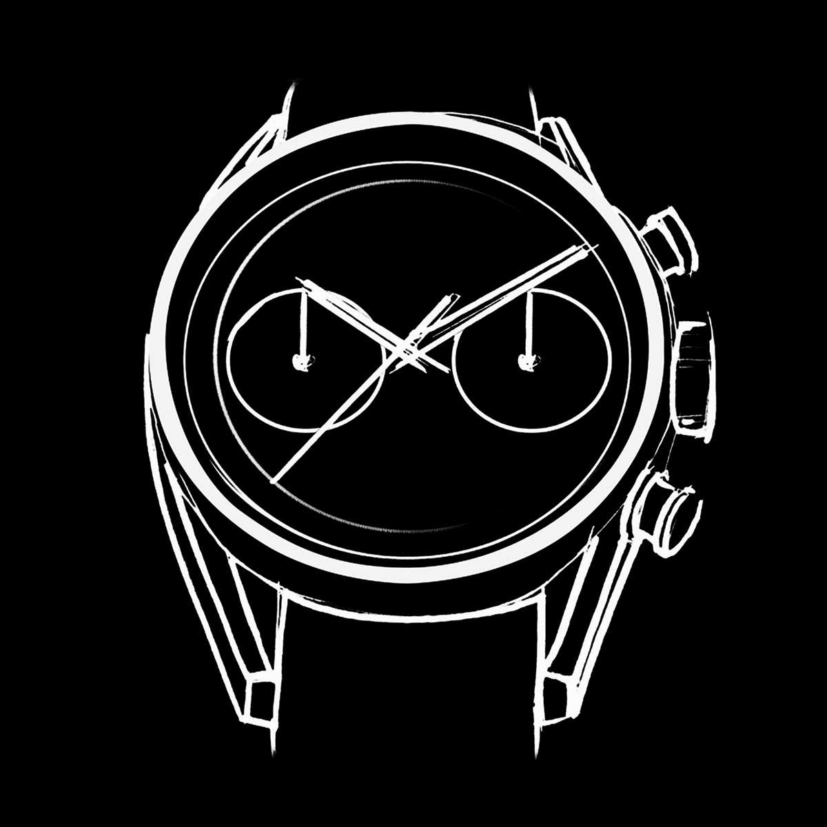 delicate，details，Mechanics，Simplicity，Men's wristwatch，product design，