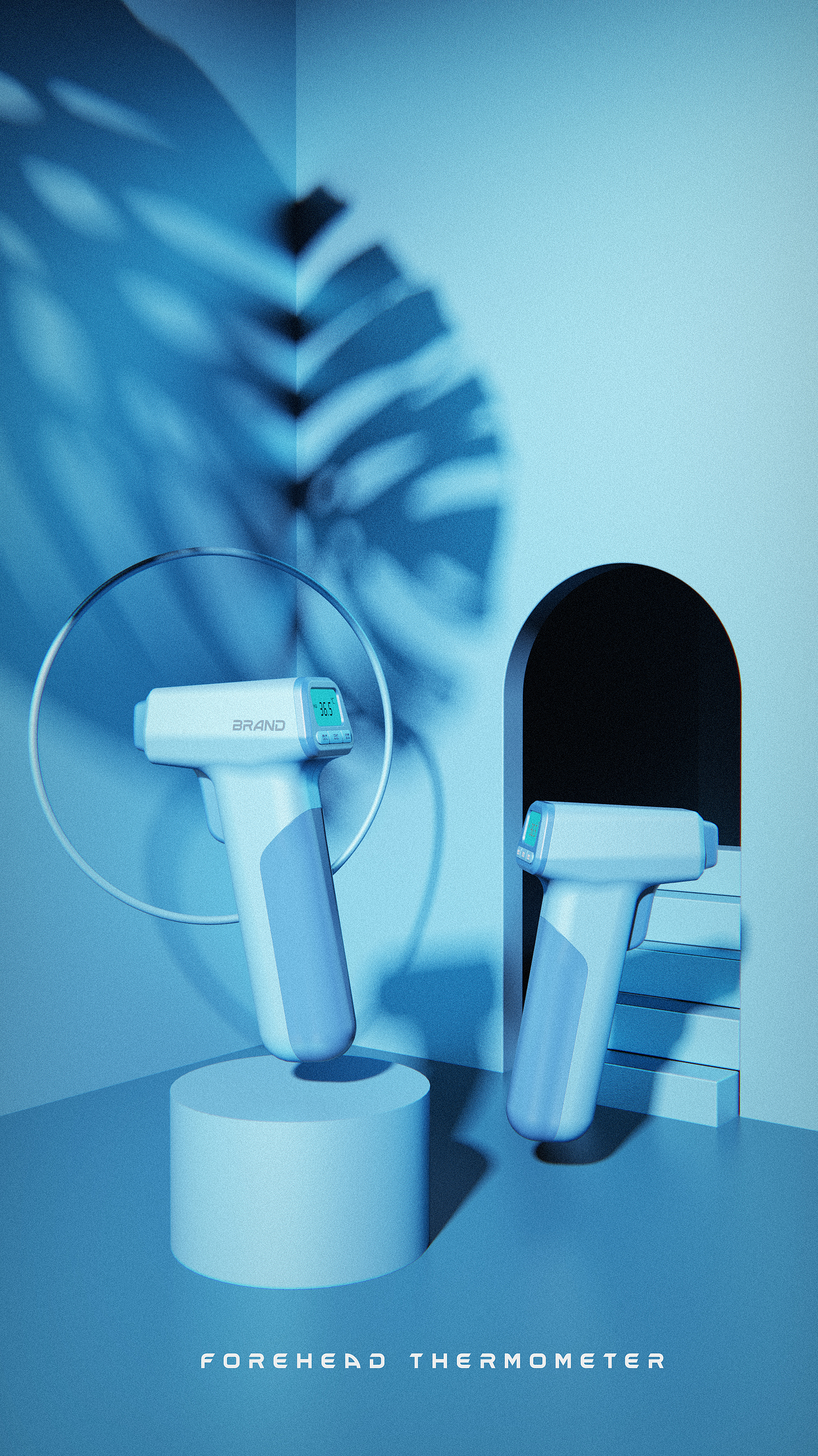 forehead thermometer，