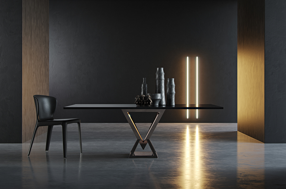 Scene map，design sketch，Render，