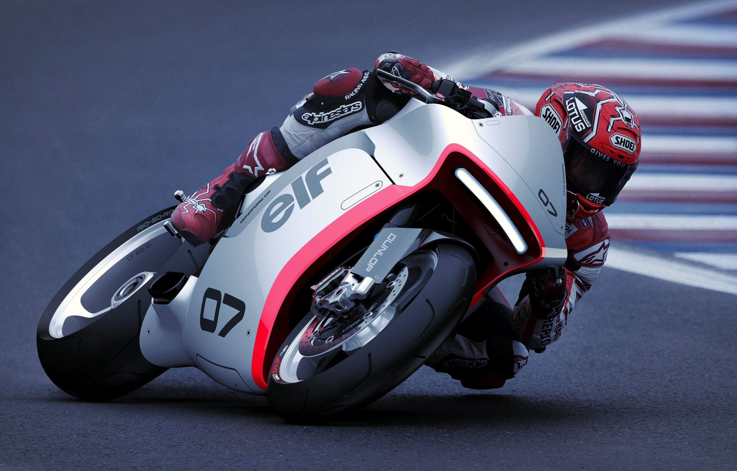 motorcycle，locomotive，4-cylinder engine，Carbon fiber monomer structure，vehicle，