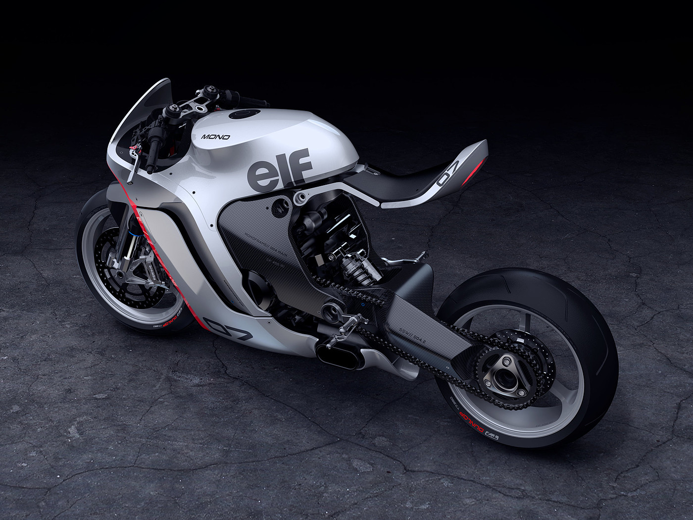 motorcycle，locomotive，4-cylinder engine，Carbon fiber monomer structure，vehicle，