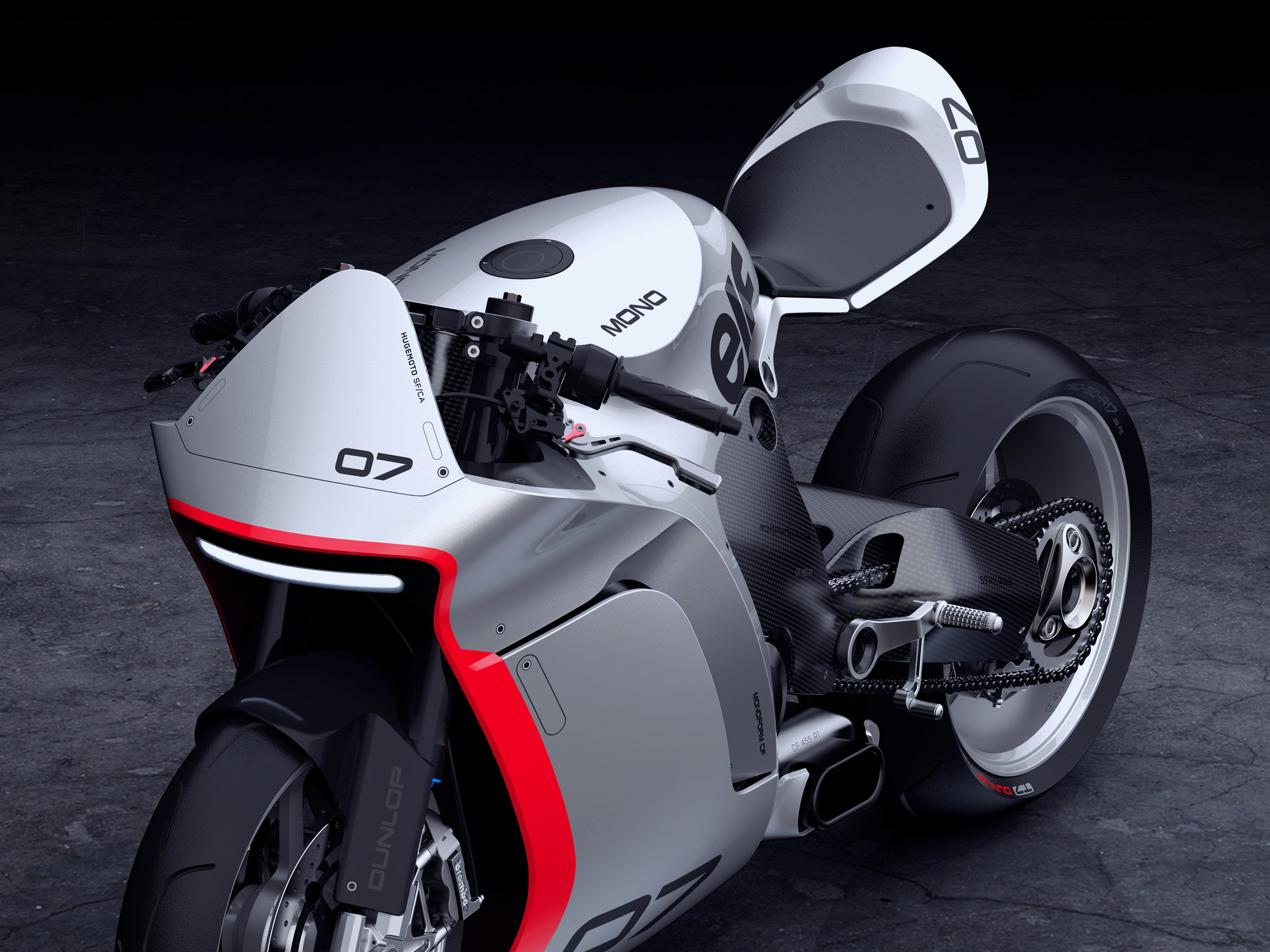 motorcycle，locomotive，4-cylinder engine，Carbon fiber monomer structure，vehicle，