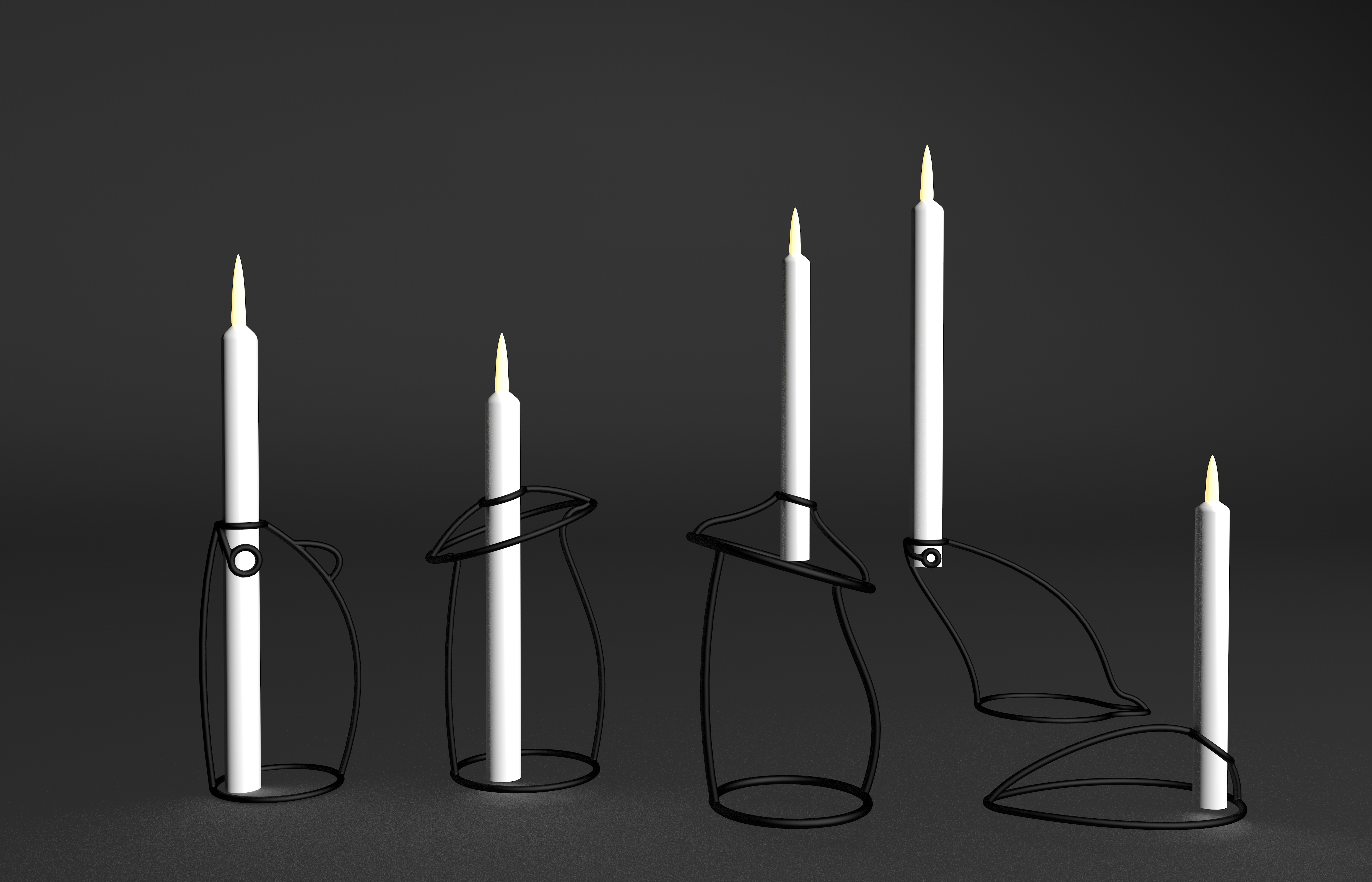 Fairy Tales，Cultural and creative products，Gengzi rat year，indoor，Candlestick，mouse，