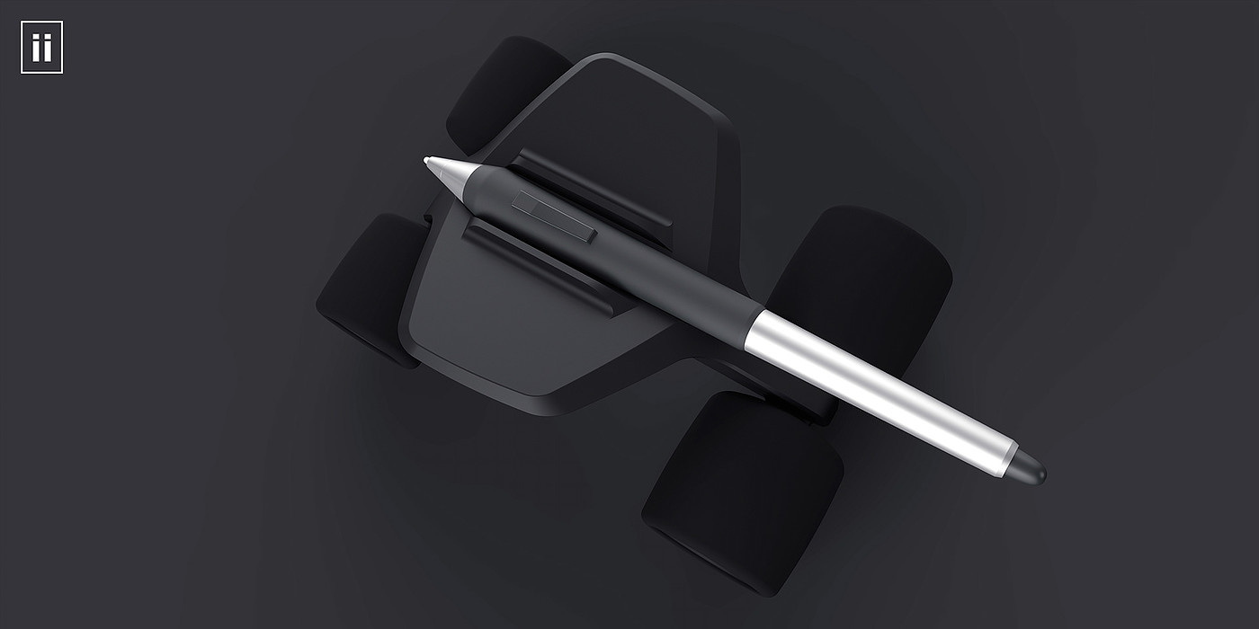 Wacom Pen Holder，笔架，手绘板，黑色，