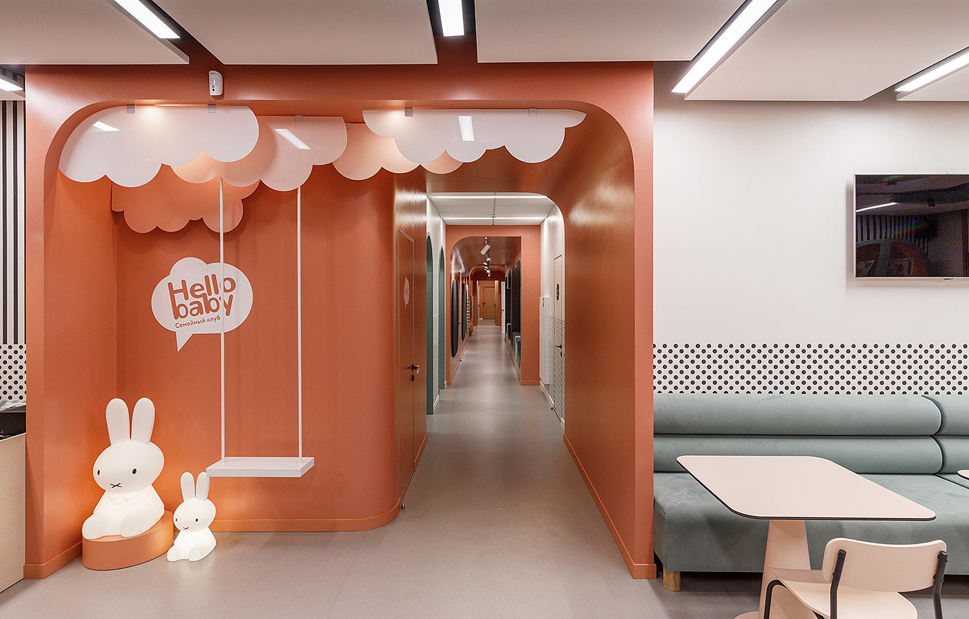 HELLO BABBY，Children's Center，space design ，