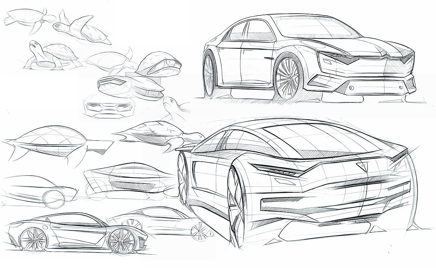 Hand drawn，sketch，industrial design，