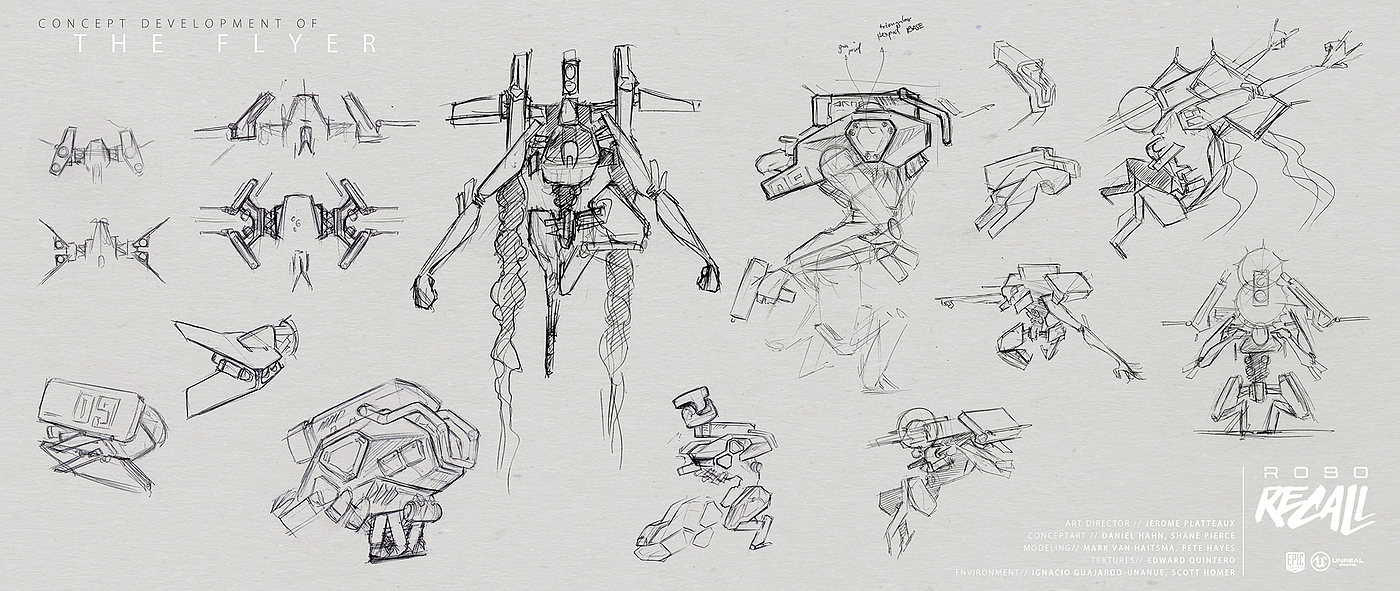 robot，concept，Character design，