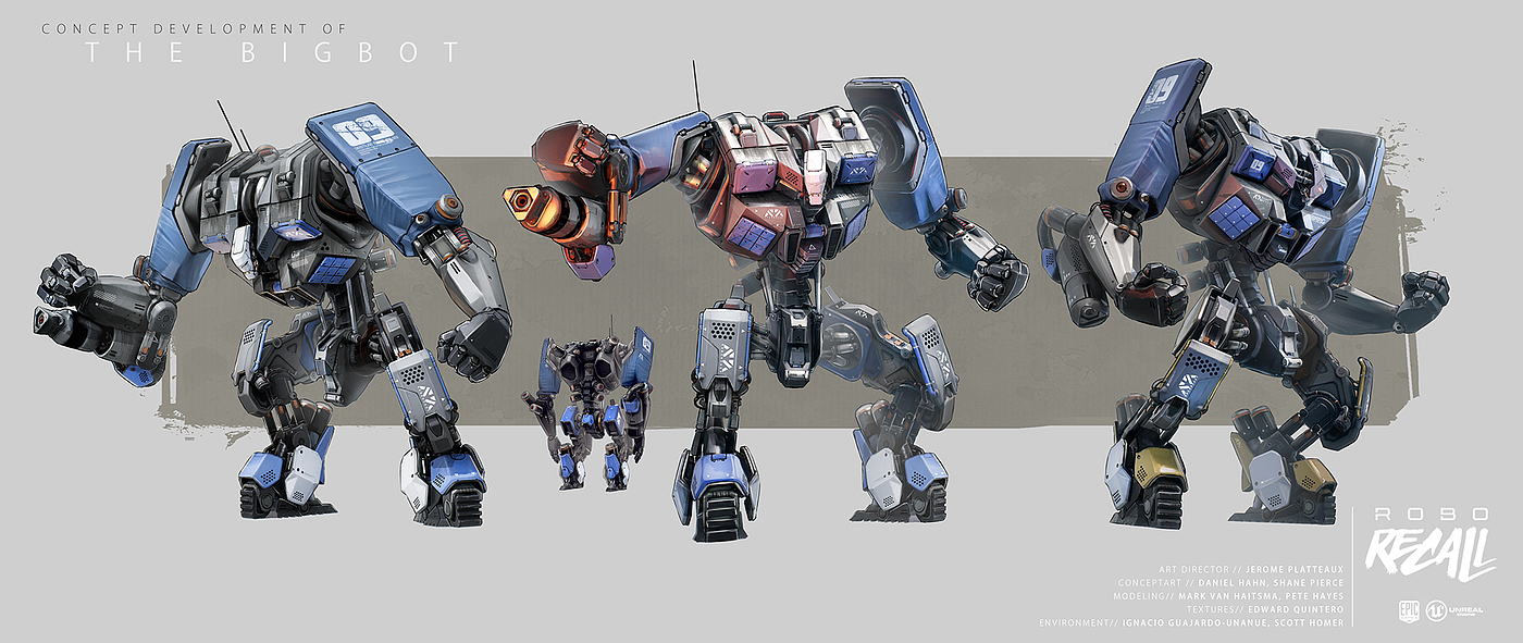 robot，concept，Character design，