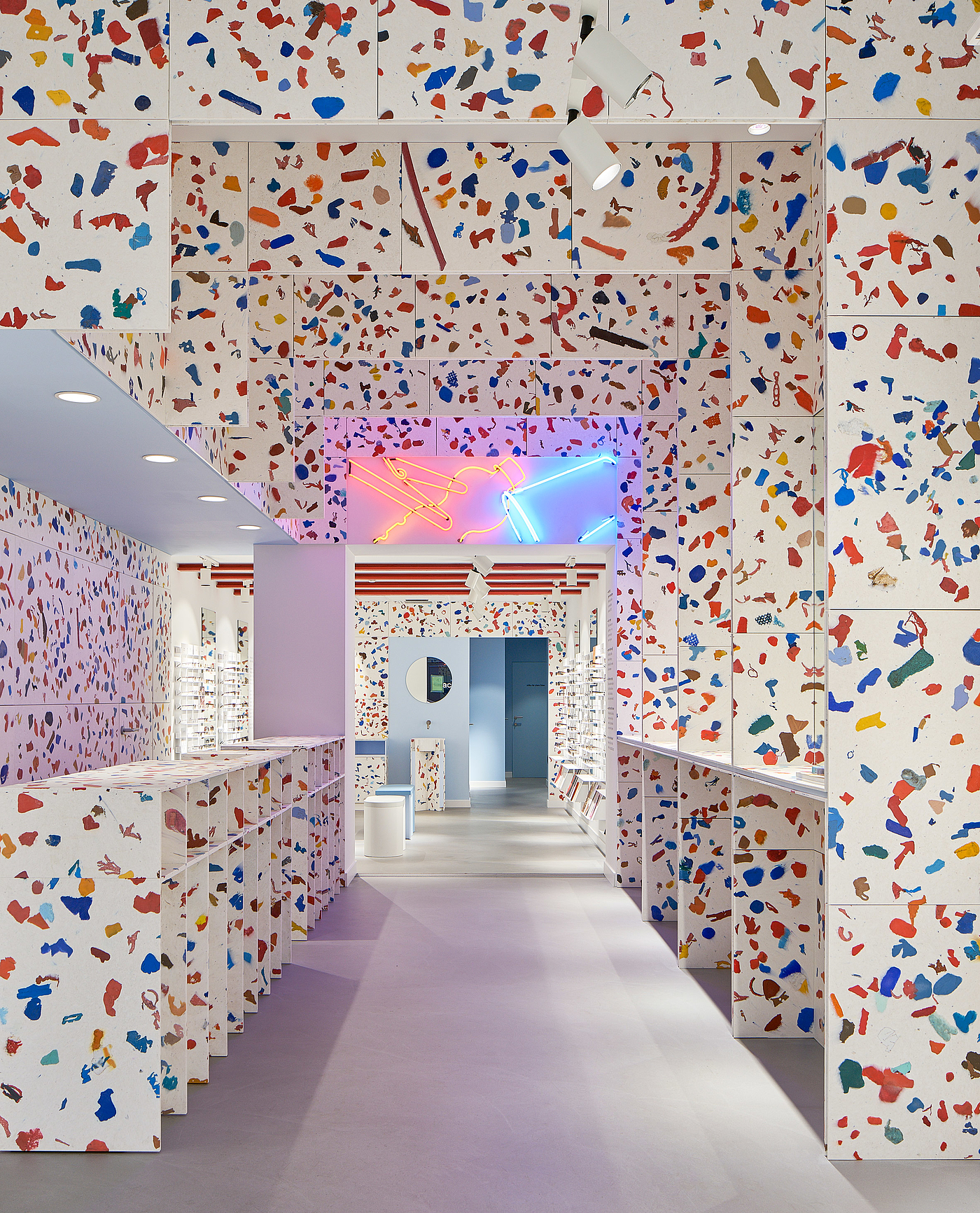 Recyclable，Plastic，Terrazzo，