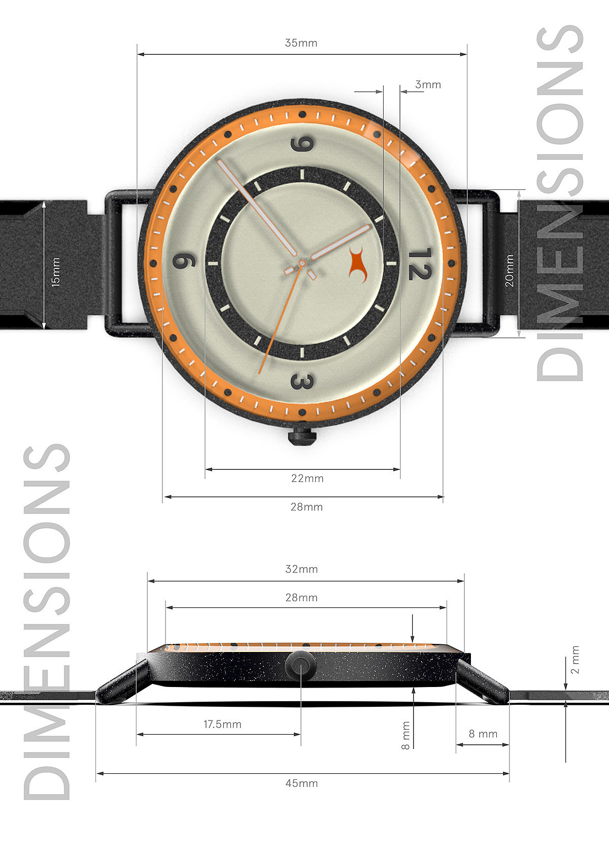 product design，Wrist watch，Wristwatch，industrial design，