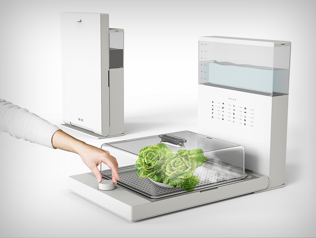 steamer，Small，Simplicity，healthy，Red dot award，