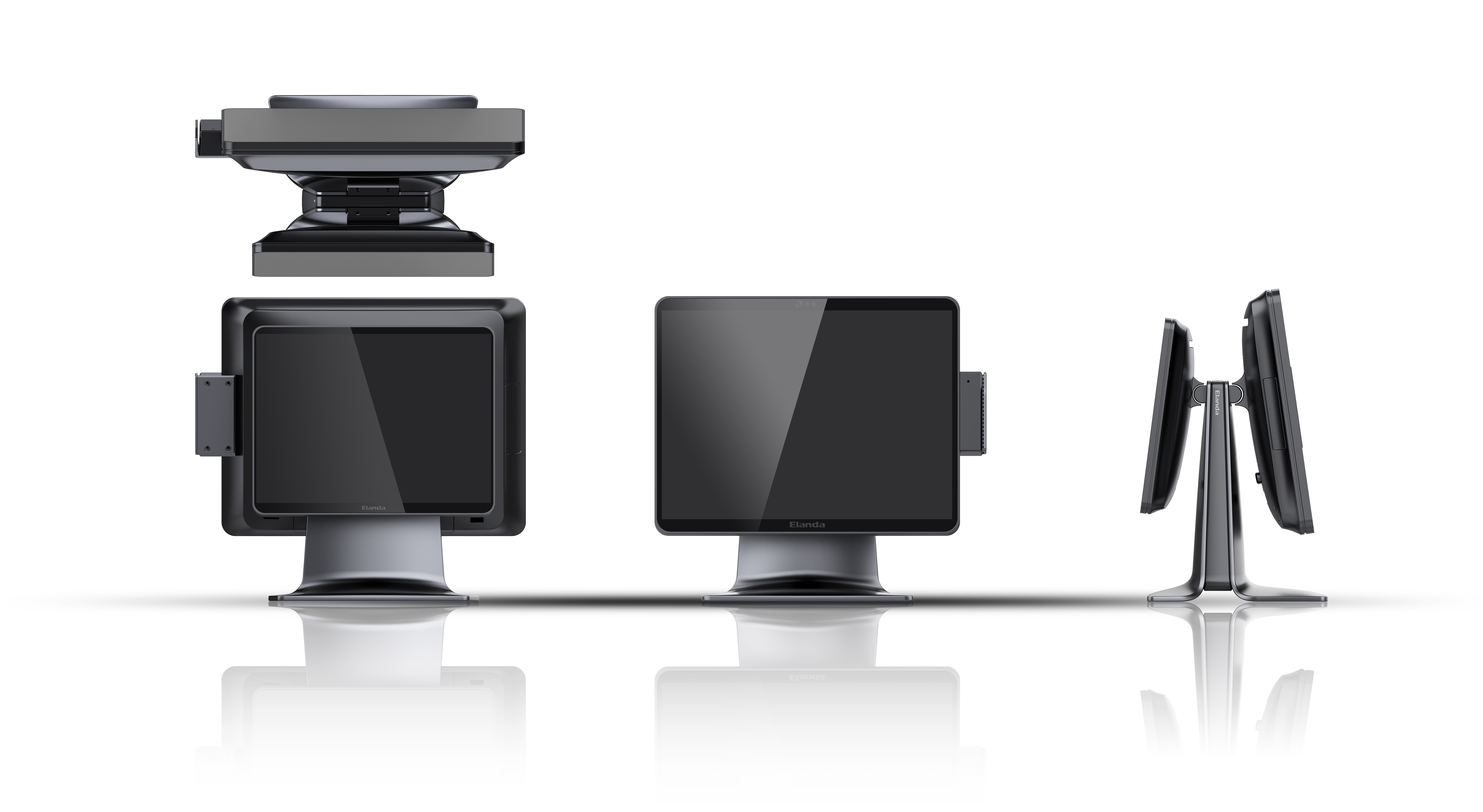 POS machine，cash register，screen，computer，