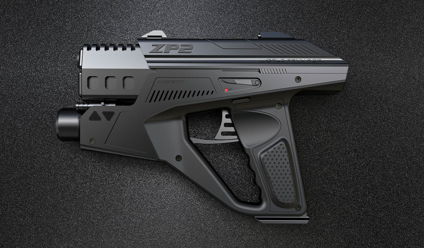 toy gun，Model，3d，concept，Assault gun，