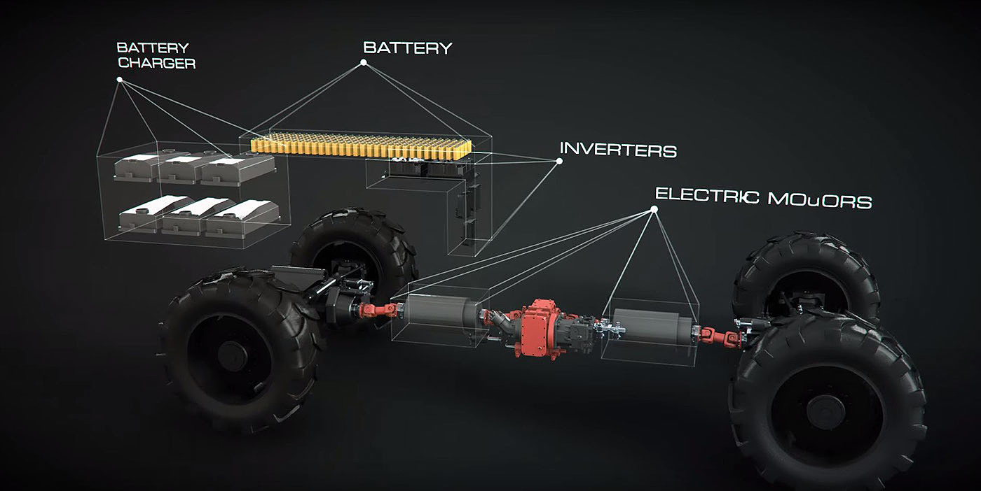 industrial design，Heavy vehicle，science and technology，conceptual design，Design effect drawing，