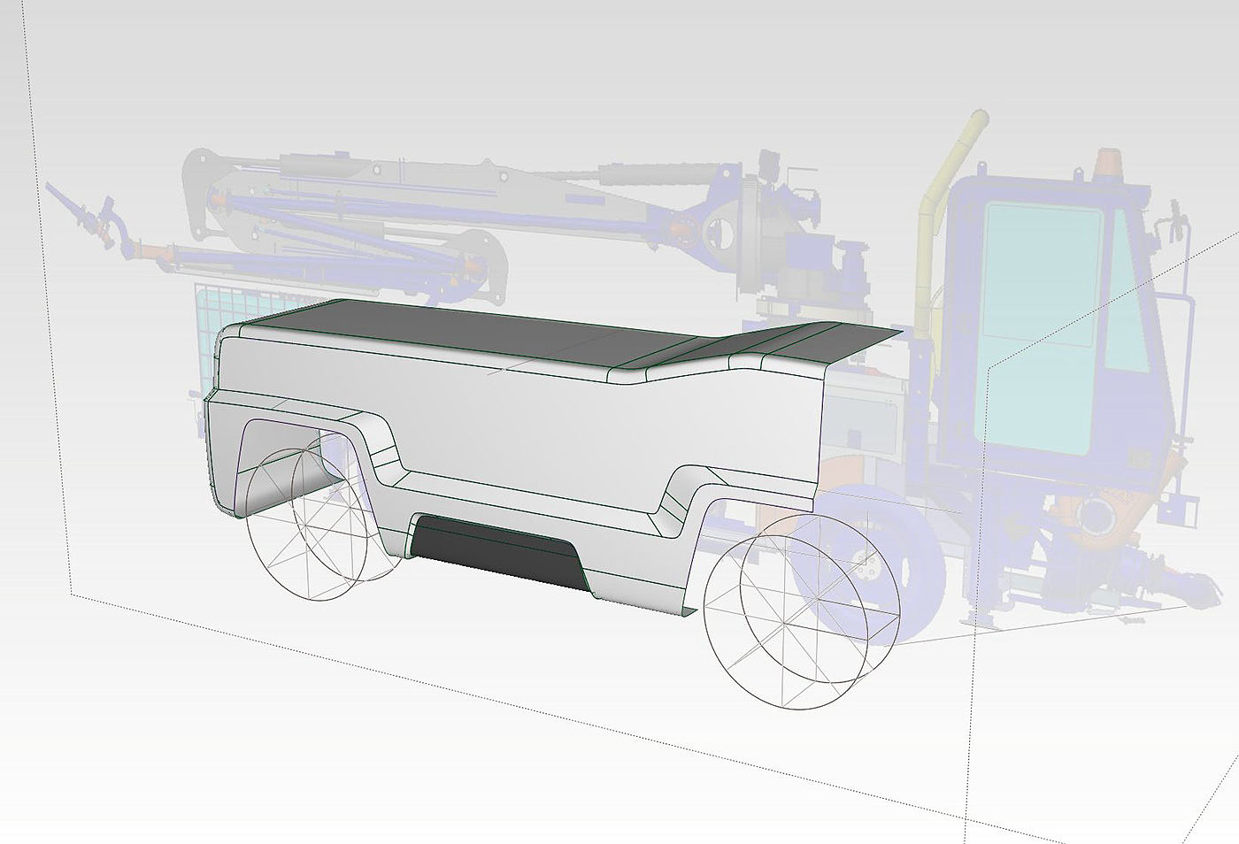 industrial design，Heavy vehicle，science and technology，conceptual design，Design effect drawing，