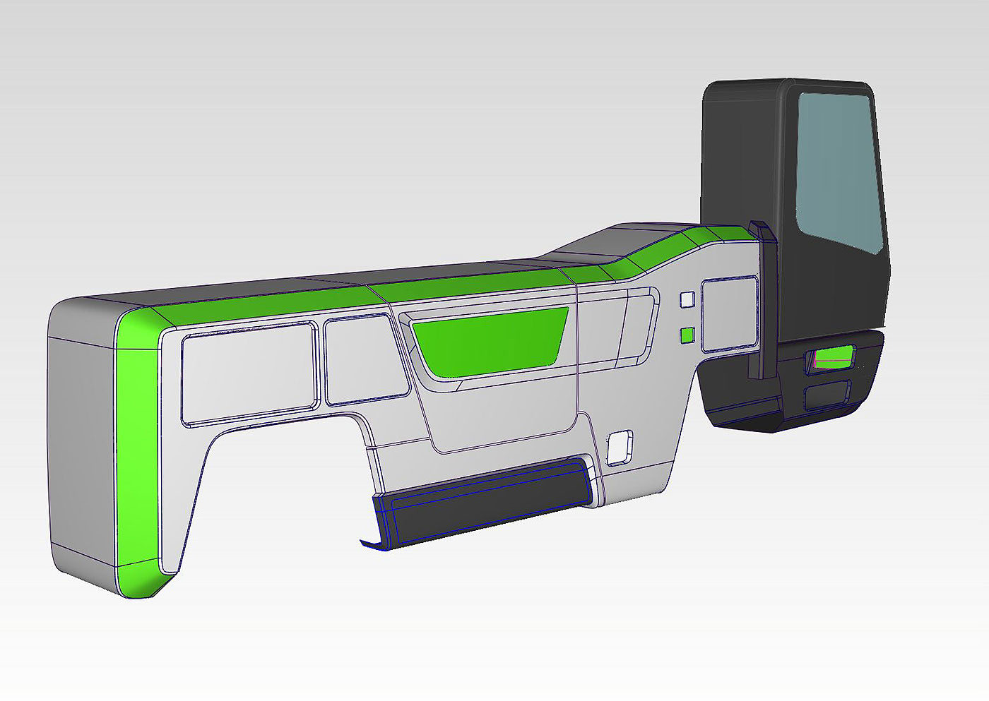 industrial design，Heavy vehicle，science and technology，conceptual design，Design effect drawing，