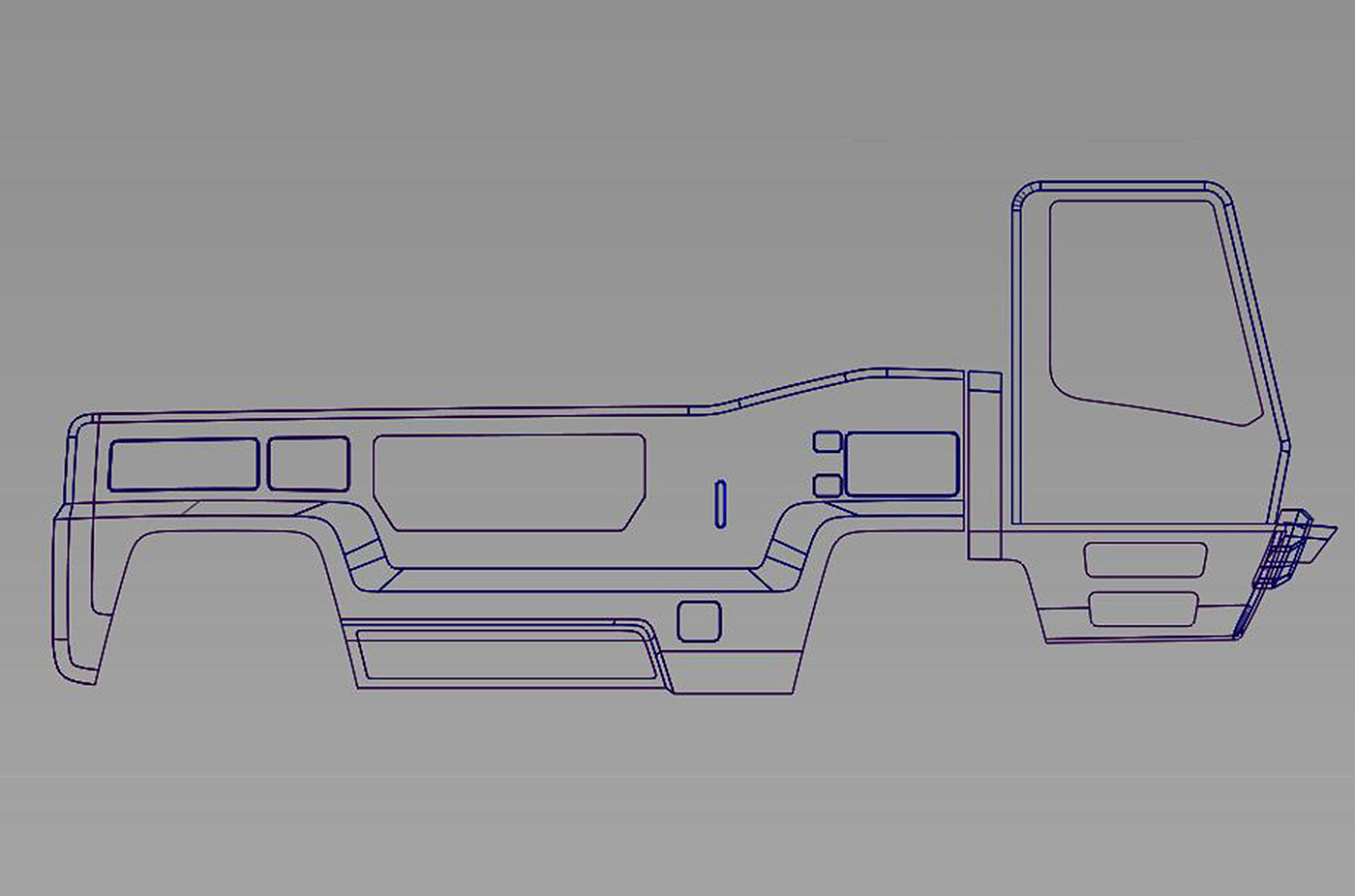 industrial design，Heavy vehicle，science and technology，conceptual design，Design effect drawing，