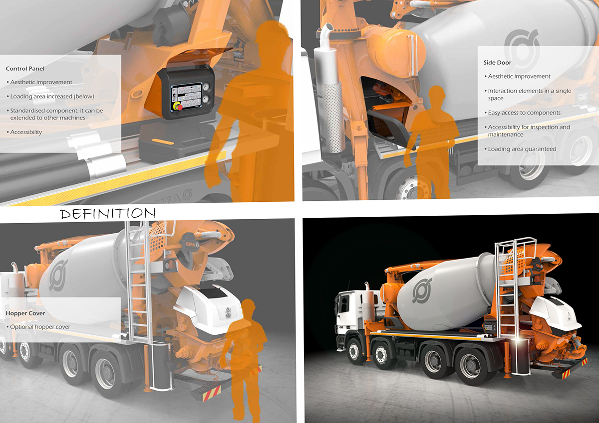 Construction vehicles，intelligence，science and technology，industrial design，Heavy vehicle design，design sketch，