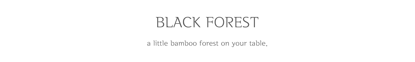 BLACK FOREST，Bamboo，ornament，