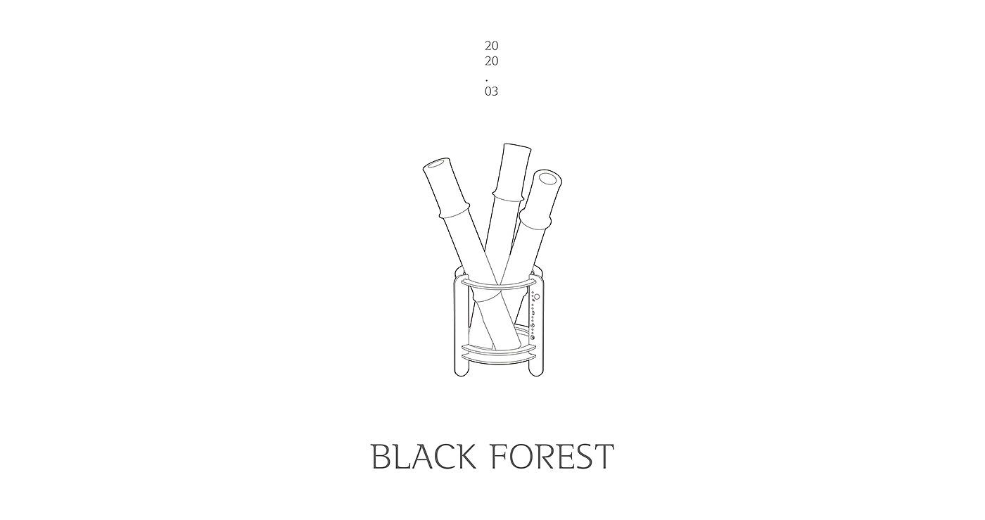 BLACK FOREST，竹子，装饰品，