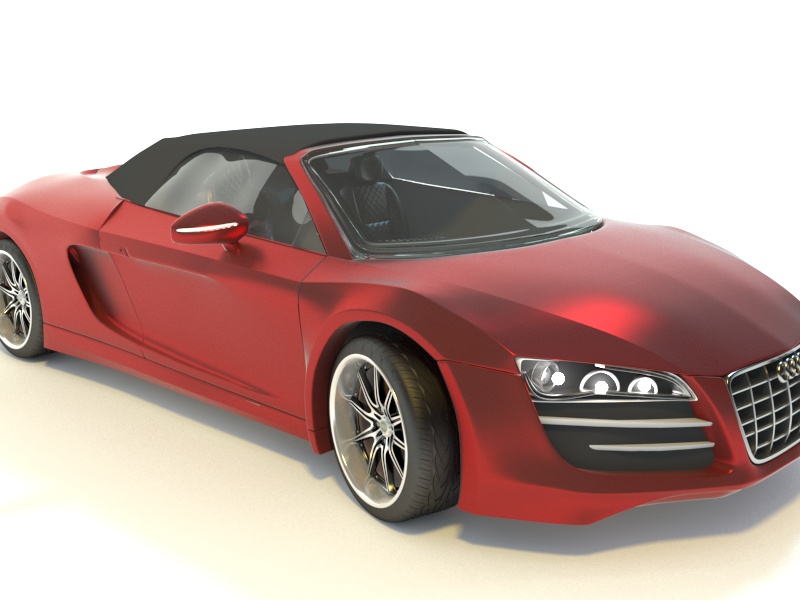 R8，Audi R8，modeling，Render，