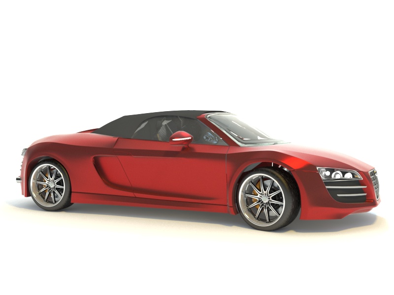 R8，Audi R8，modeling，Render，