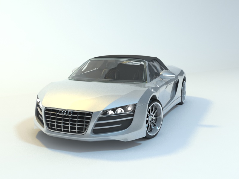R8，Audi R8，modeling，Render，