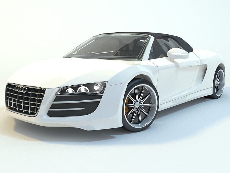 R8，Audi R8，modeling，Render，