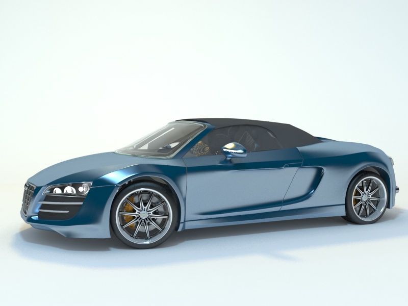 R8，Audi R8，modeling，Render，