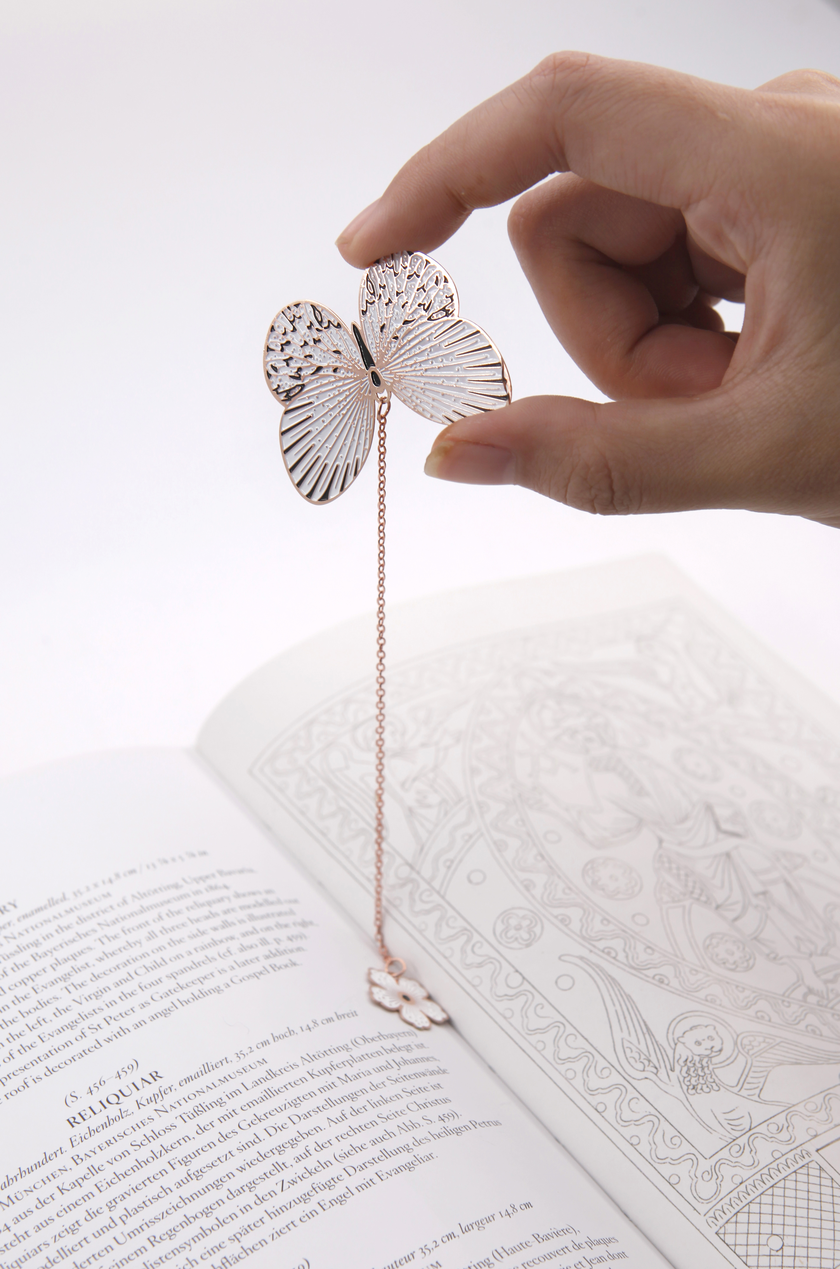 bookmark，butterfly，