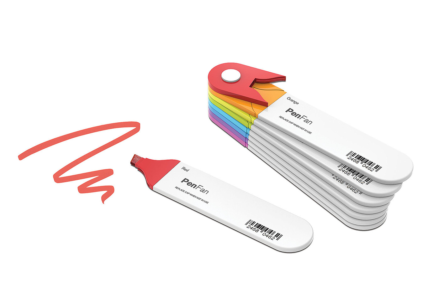 2019 red dot design concept award，Pen Fan，sheath of a pen，