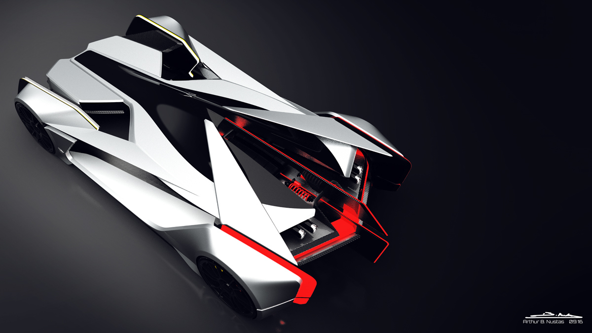 Automatic design，Sports car，science and technology，Hand drawn，Render，Industry，