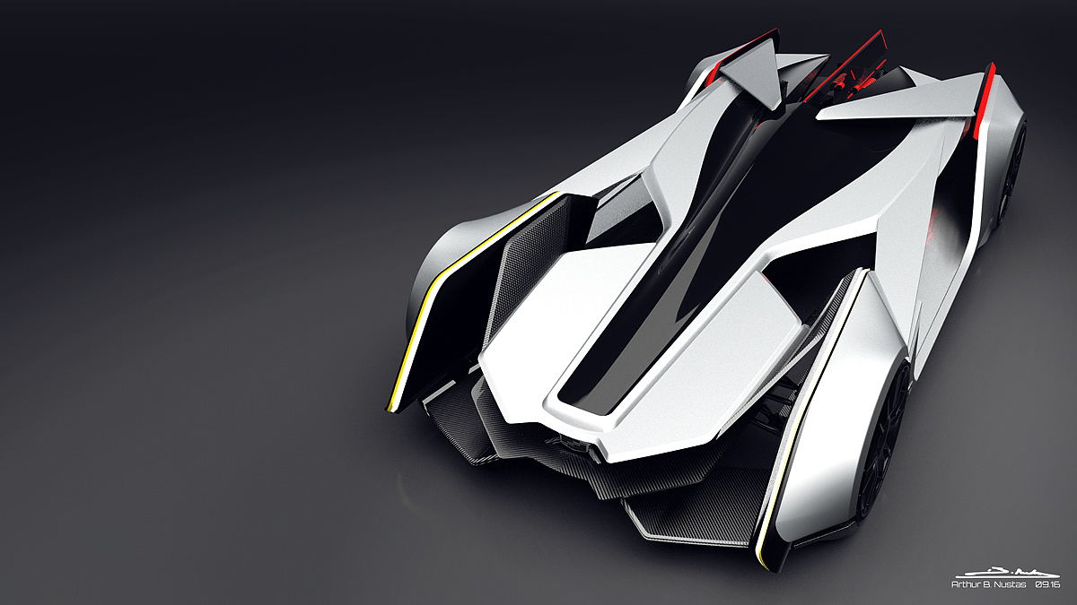 Automatic design，Sports car，science and technology，Hand drawn，Render，Industry，