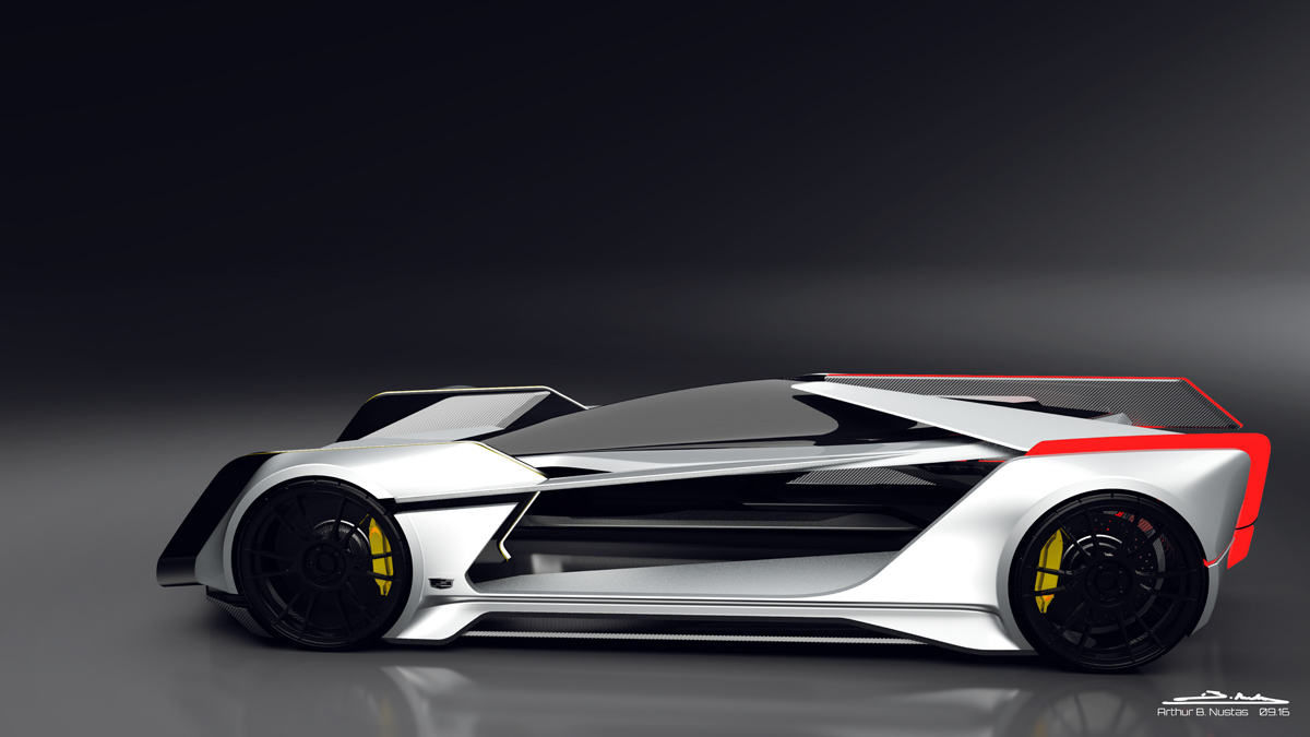 Automatic design，Sports car，science and technology，Hand drawn，Render，Industry，