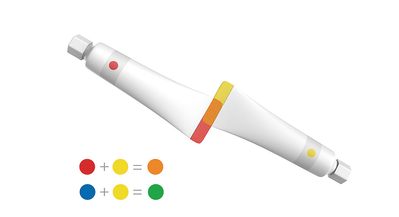 Color Perception，Paint pipe，2019 red dot design concept award，