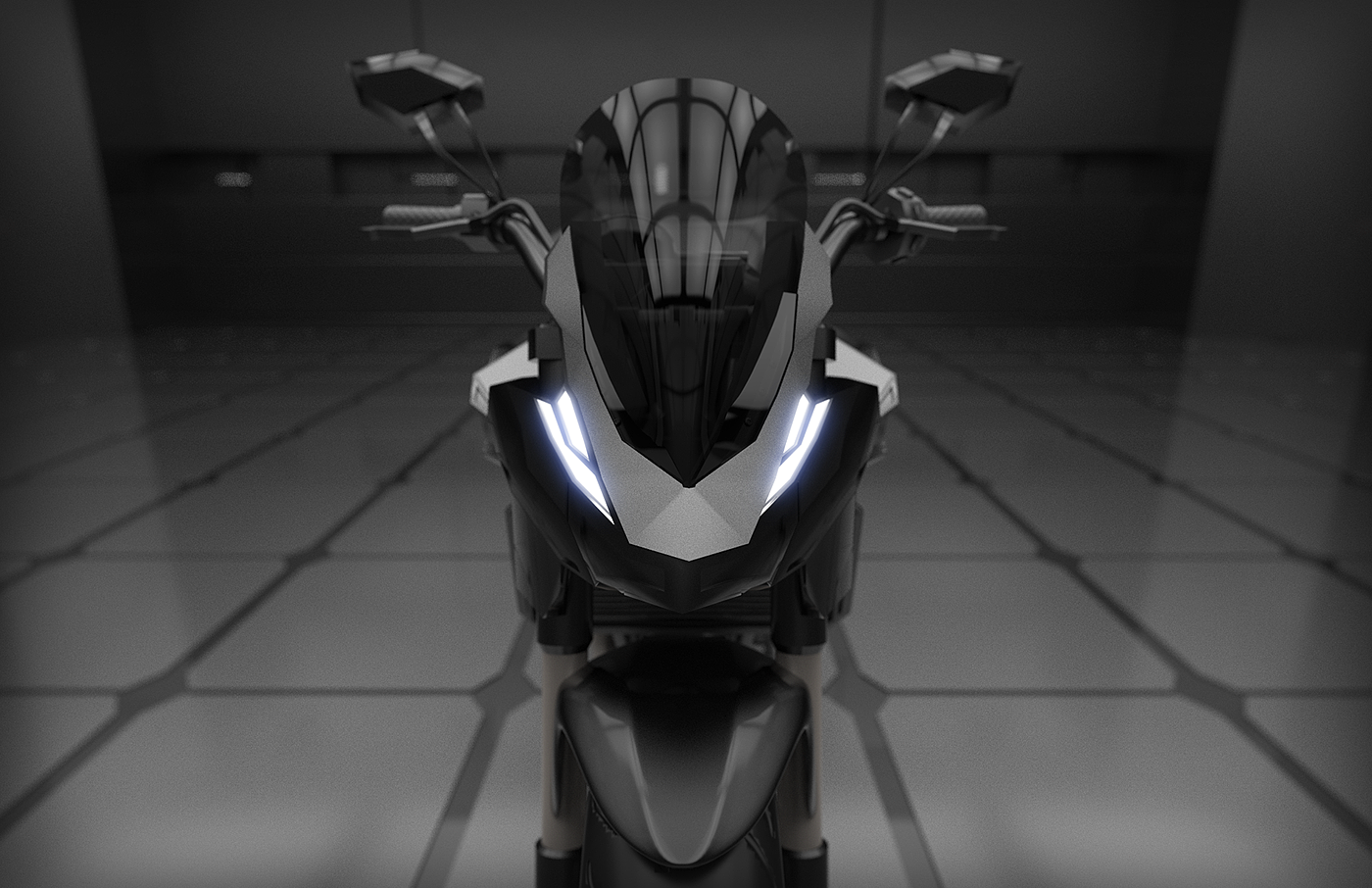 industrial design，science and technology，conceptual design，motorcycle，design sketch，